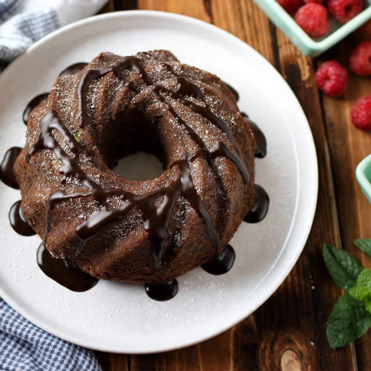 Chocolate Zucchini Bundt Cake Recipe